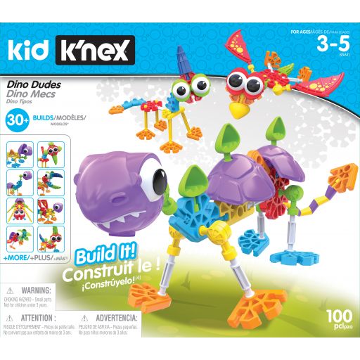 Kid K'NEX Dino Dudes Building Set