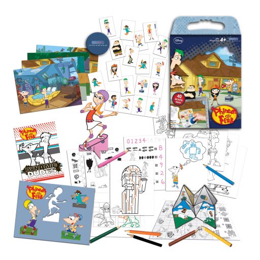 Phineas & Ferb Scratch Art Activity Set