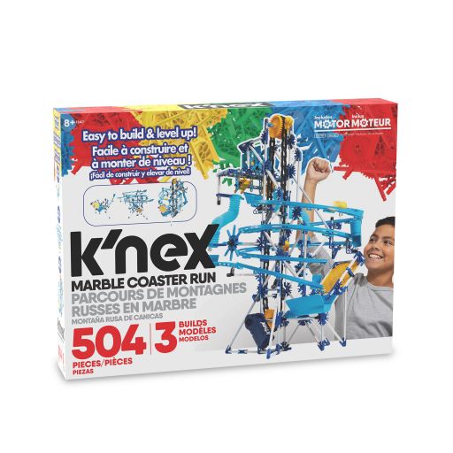 K'NEX Marble Run 3 Model Building Set (with Motor) 