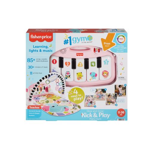 Glow & Grow Kick & Play Gym Pink 