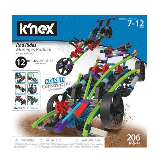 K'NEX 206 Pc / 12 Model - Rad Rides Building Set